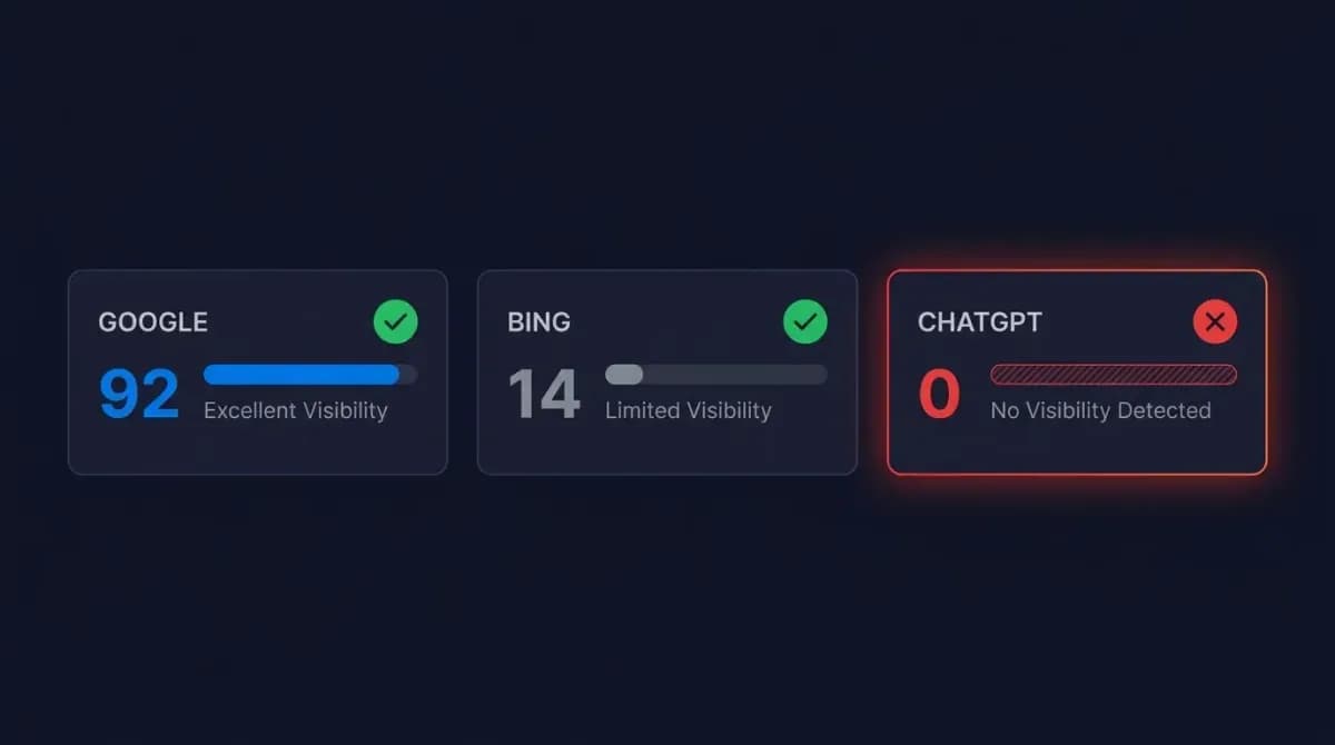 Your Competitor Shows Up in ChatGPT. You Don't. — Igility article hero image