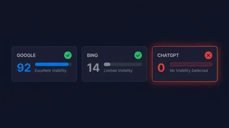 Your Competitor Shows Up in ChatGPT. You Don't. — Igility article hero image